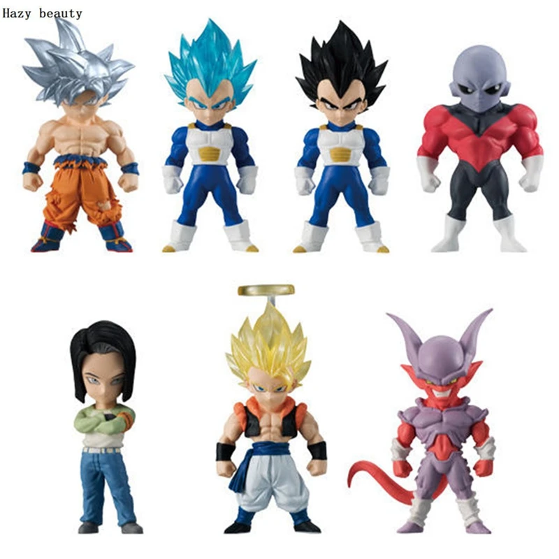 

Hazy beauty Banpresto 7Pcs/Set Dragon ball Z DBZ Super Adverge 6 Vegeta Android no.16 Goku UI Gogeta Jiren PVC Figure Toys Dolls