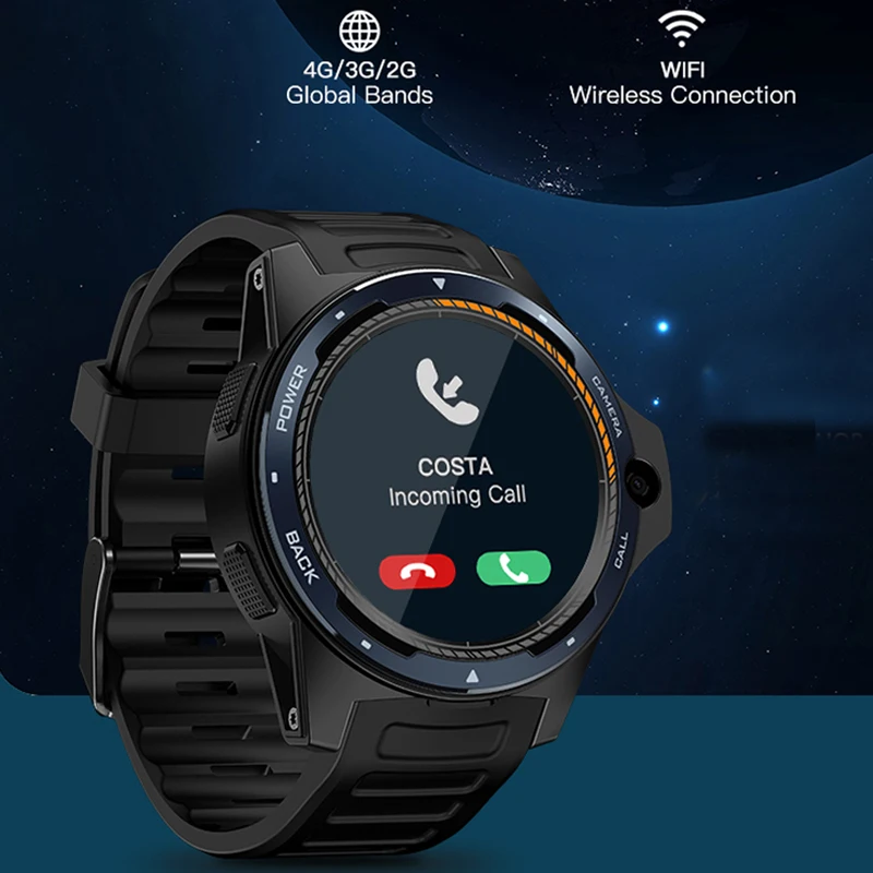 Оригинальные Смарт часы Zeblaze thor 5 Nano Sim 1 39 дюйма 2 ГБ + 16 8 Мп фронтальная камера