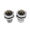 Panel de conector para sensor de PCB, M12, tuerca delantera, brida, conectores M1216 impermeables, 4, 5, 8 pines, tornillo, acoplamiento roscado macho y hembra ► Foto 1/5