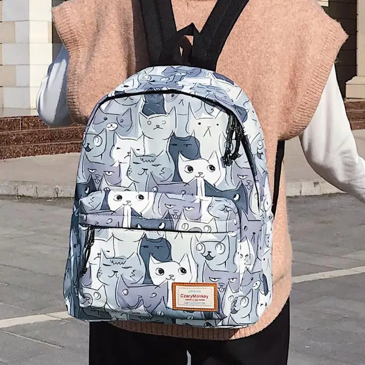 

College Wind Schoolbag Backpack Female Teenage Girls High School Student School Bags Bagpack Women Bags Large Capacity New