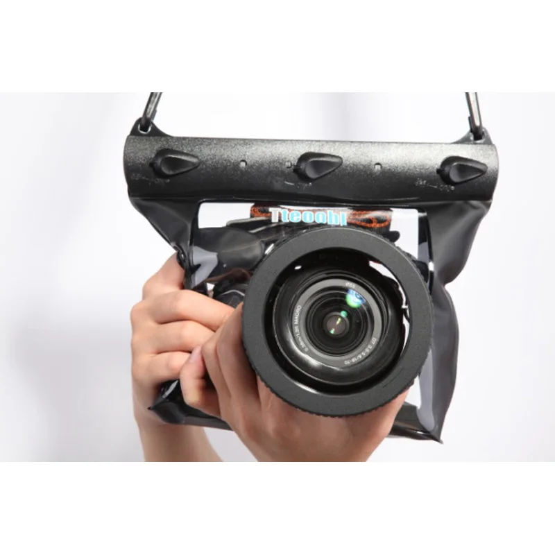 Navitech Waterproof Underwater Housing Camera Dry Bag Case Compatible with The Canon EOS Rebel T6 DSLR Camera