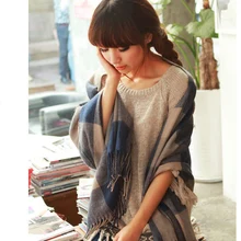 Shelikeit Women Ladies Designer Blanket Scarves Shawl 14 styles185x63cm fashion Winter autumn Scarfs Tartan Plaid Scarf