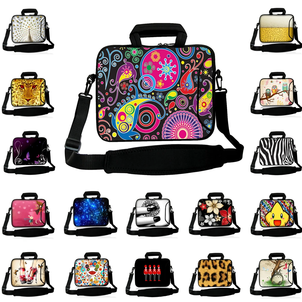 1" 12" 1" 14" 1" 17" Сумка для ноутбука сумка для ноутбука ручка из неопрена сумка для переноски Чехол для Thinkpad Macbook Pro 13 Dell XPS