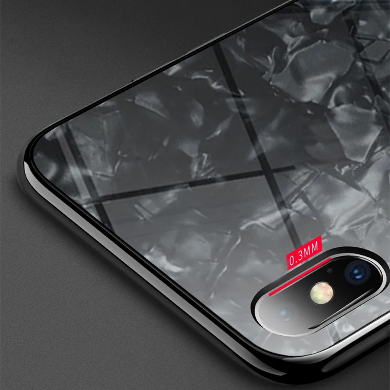 Роскошный стеклянный чехол для телефона, чехол-бампер для iPhone X, 6 s, 7, 8 Plus, закаленное стекло+ ТПУ чехол для iPhone 6, 6s, 7, 10, Xs, max чехол