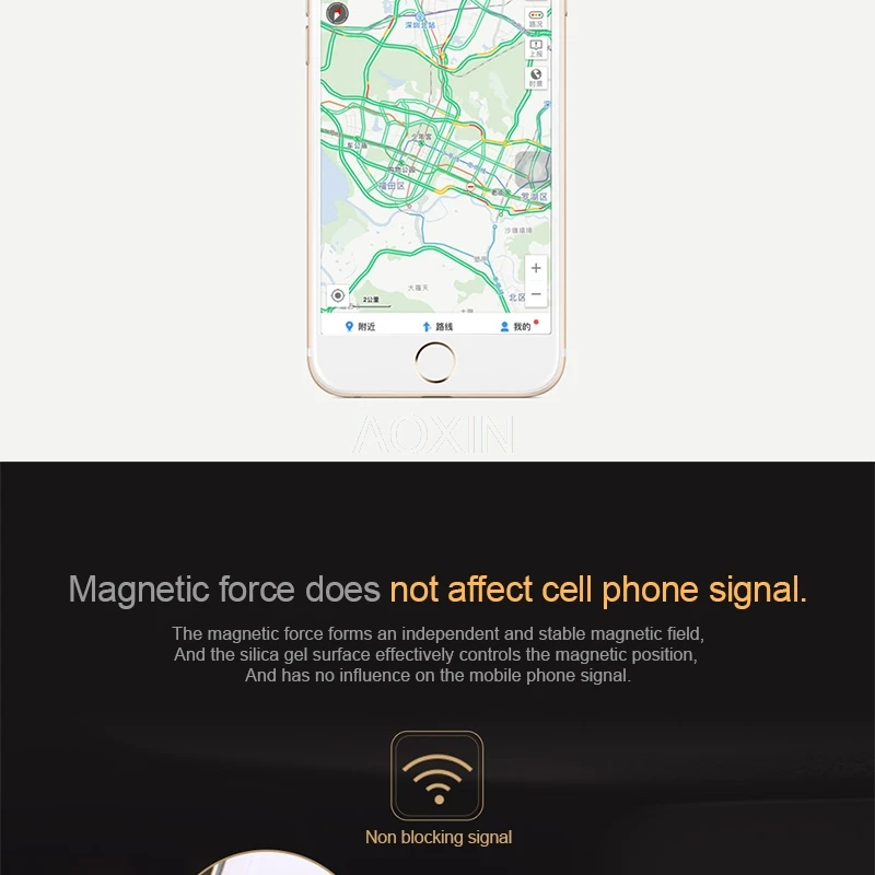AOXIN универсальный магнитный автомобильный держатель телефона для iPhone X samsung Xiaomi huawei Air Vent держатель мобильного телефона gps автомобильный Стенд кронштейн
