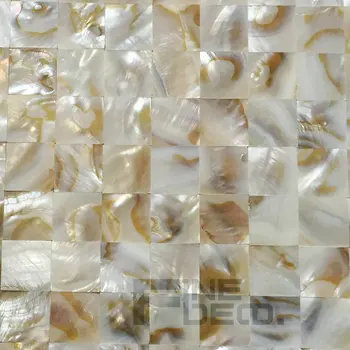 

natural dapple color 100% natural mother of pearl tile seamless pattern for home decoration