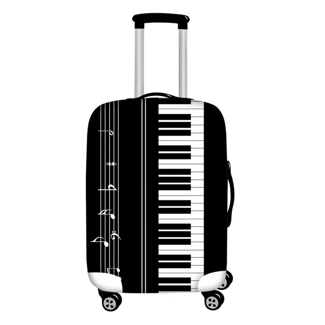 FORUDESIGNS/ туристический утолщенный Эластичный Защитный чехол для багажа, чехол для чемодана с фортепианным ключом, подходит для 18-30 дюймов, аксессуары для путешествий - Цвет: H7388