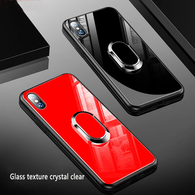 3D Магнитный чехол для iPhone 11 X XR XS Max Pro стеклянный iphone 8 7 6 6S Plus роскошный защитный