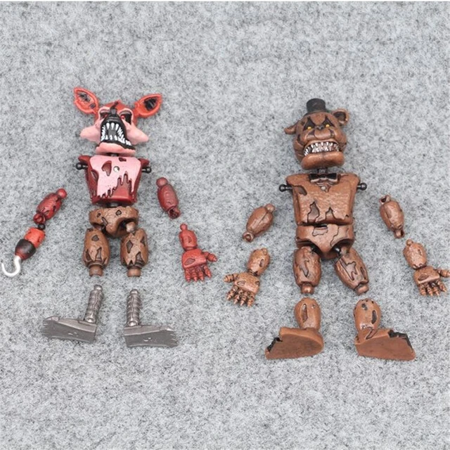 Fnaf 5 Action Figures  Fnaf Figure Toys - 4pcs Game Cartoon Toy Action Pvc  Anime - Aliexpress