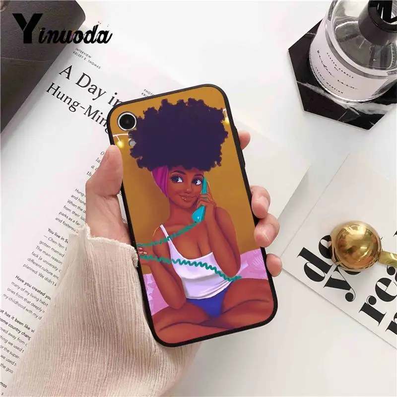 Colorful art african girl