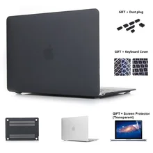 QUWIND Непрозрачный Кристальный жёсткий защитный чехол для MacBook 12 дюймов Air 11 13 дюймов Pro 13 15 16 дюймов Pro retina 13 15 дюймов