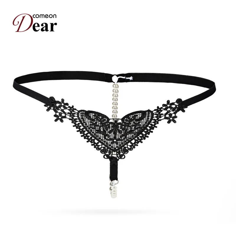 

Comeondear PA5130 Sexy Beading Culotte Femme Embroidery Pearl Majtki Damskie Women Thongs And G Strings Underwear Women Briefs