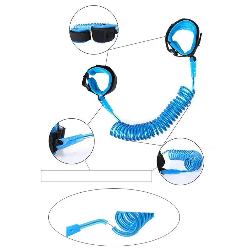 1 шт. 1,5 м/2 м/2,5 м малыш дети ребенок безопасное обучение ходьбе анти-потерянный ремешок на запястье поводок ручной ремень Тяговый канат