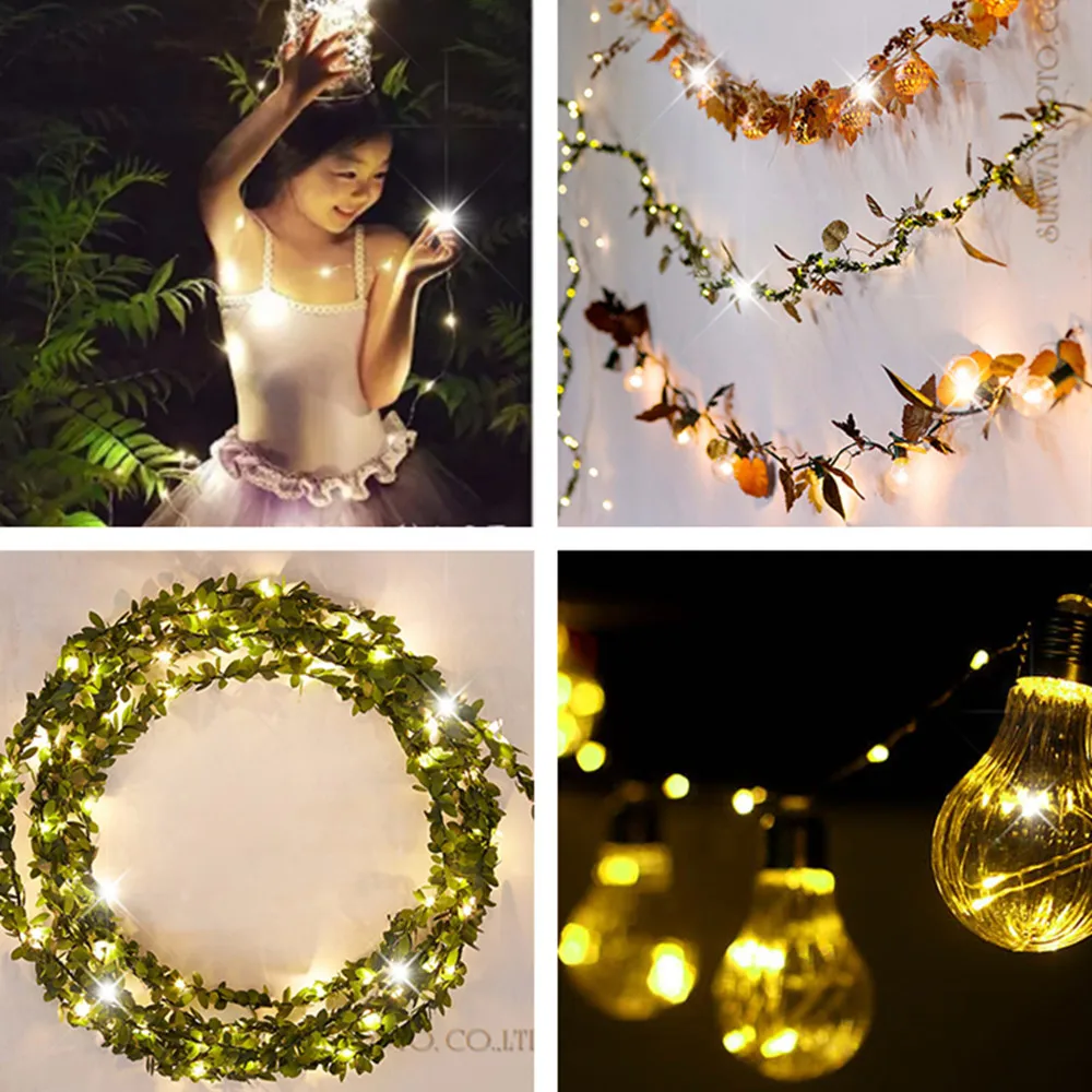 LED string lights outdoor christmas fairy lights +adapter (7)