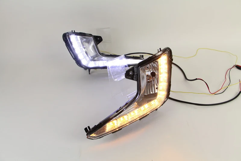 1 пара автомобильных мигающих DRL Для KIA RIO K2 2012 2013 2014 дневные ходовые огни
