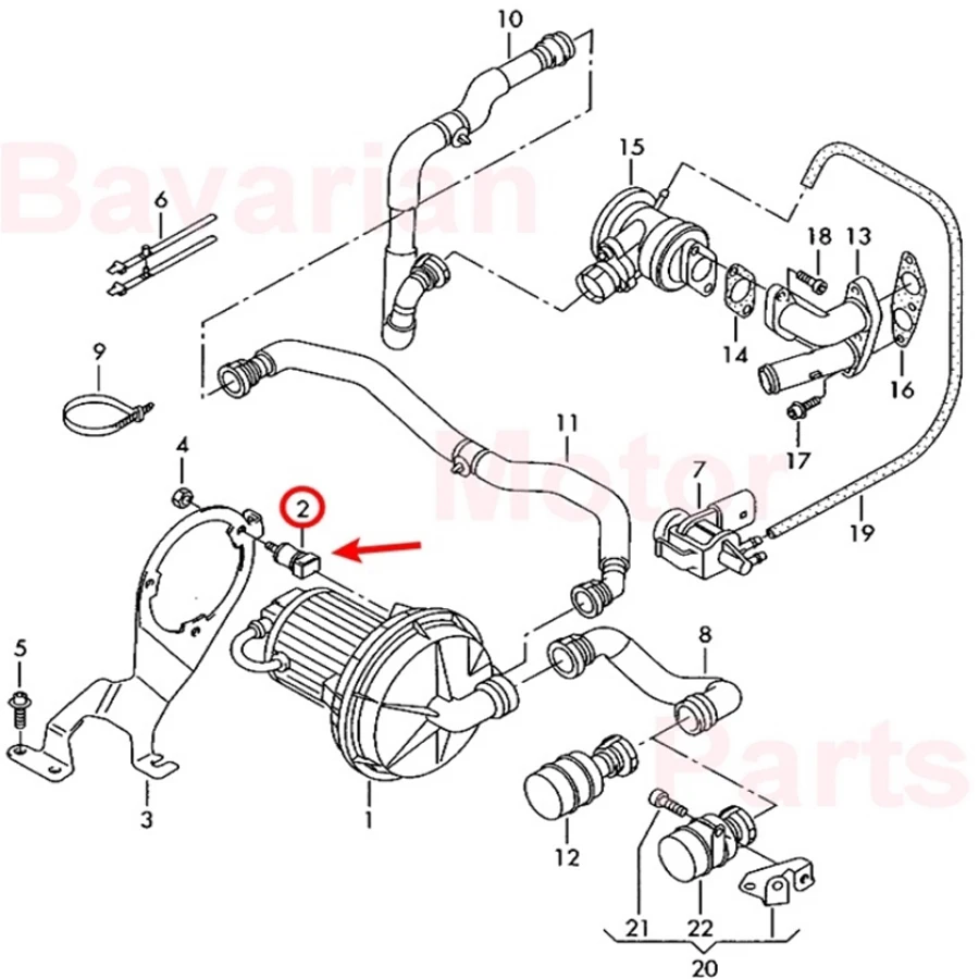 TUKE 3 шт. воздушный насос резиновые крепления Запчасти для VW Jetta Golf Passat B5 Bora Beetle Polo Caddy A4 A6 A8 1,8 T 2,8 3,0 06A 133 567 A