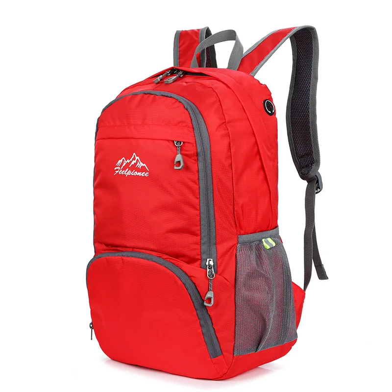 

35L Lightweight Skin Bag Waterproof Nylon Backpack Foldable Bagpack Men Women Sport School Back Bags Camping Hiking Pack