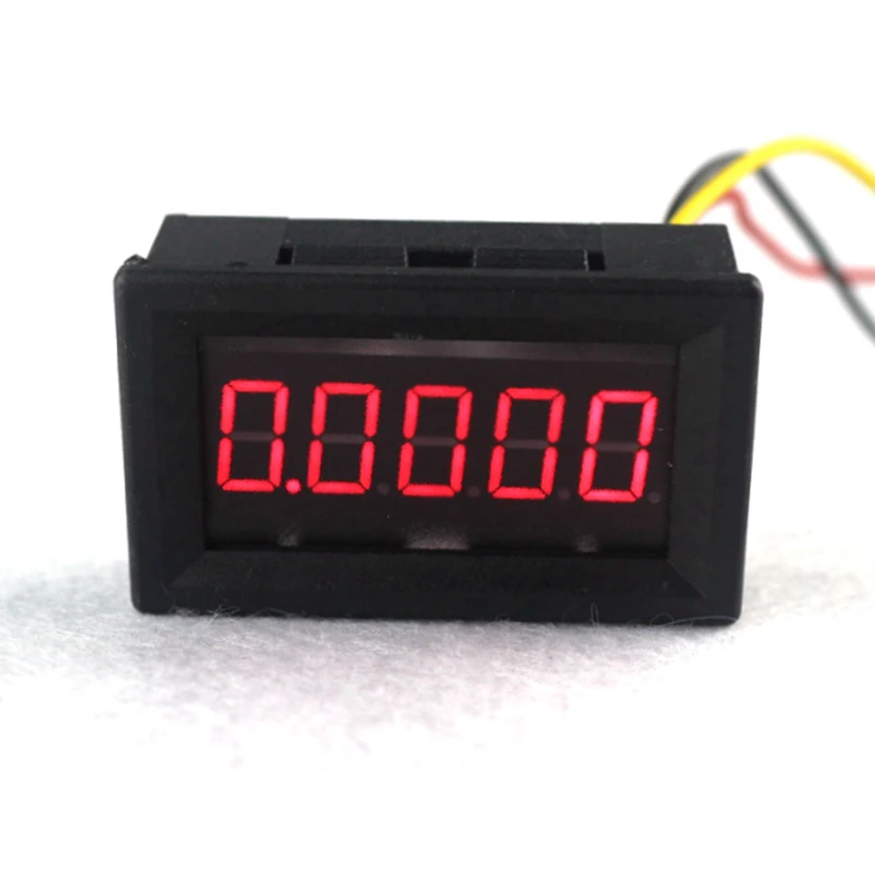 rot 0.36" LED 5 Digit DC 0-33.000V Digital Voltmeter Meter Car Panel 