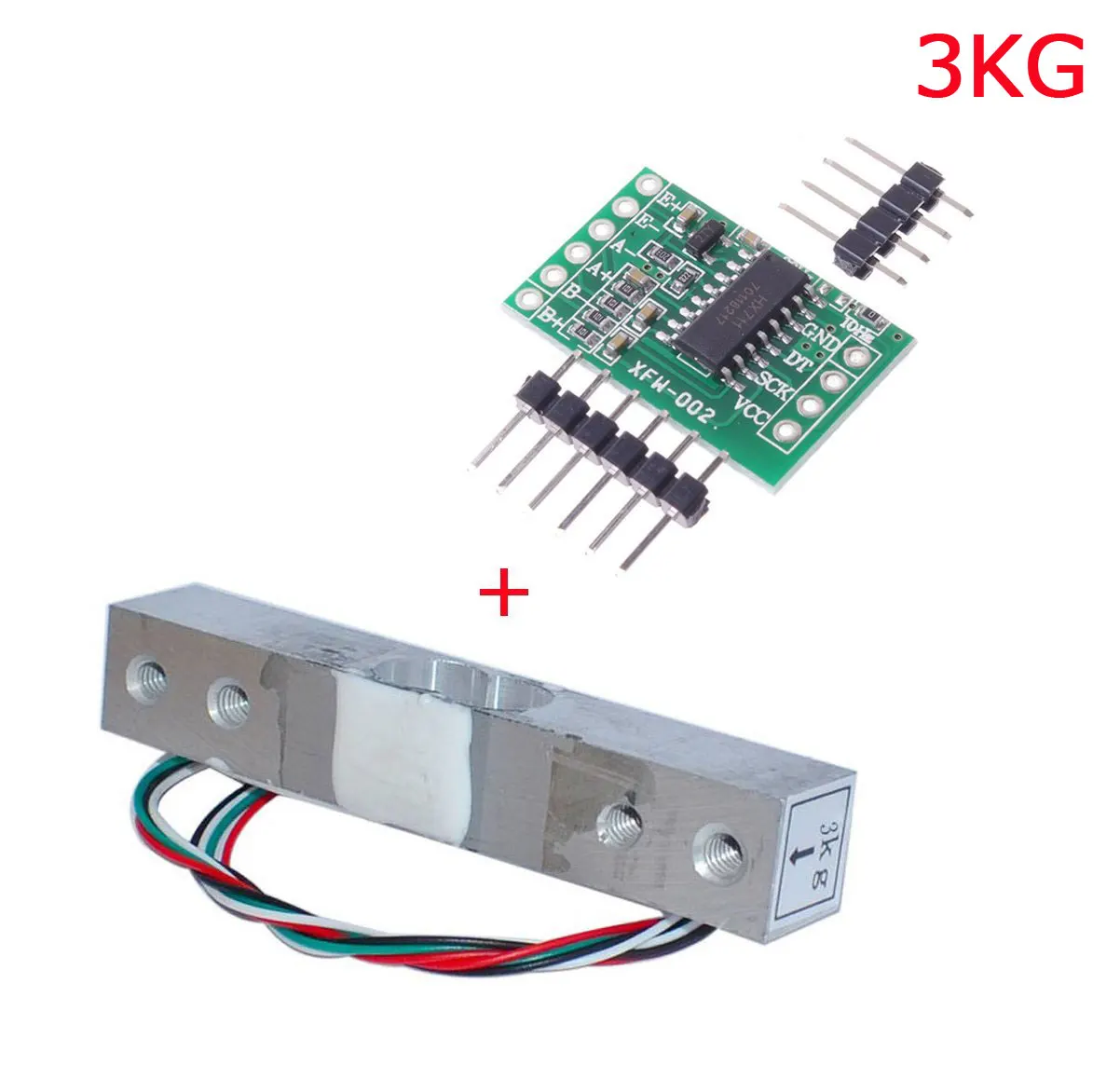 Module de charge 120KG amplificateur HX711 Module de capteur de poids de balance de cuisine portable numérique AD pesant pour Arduino framboise Pi 