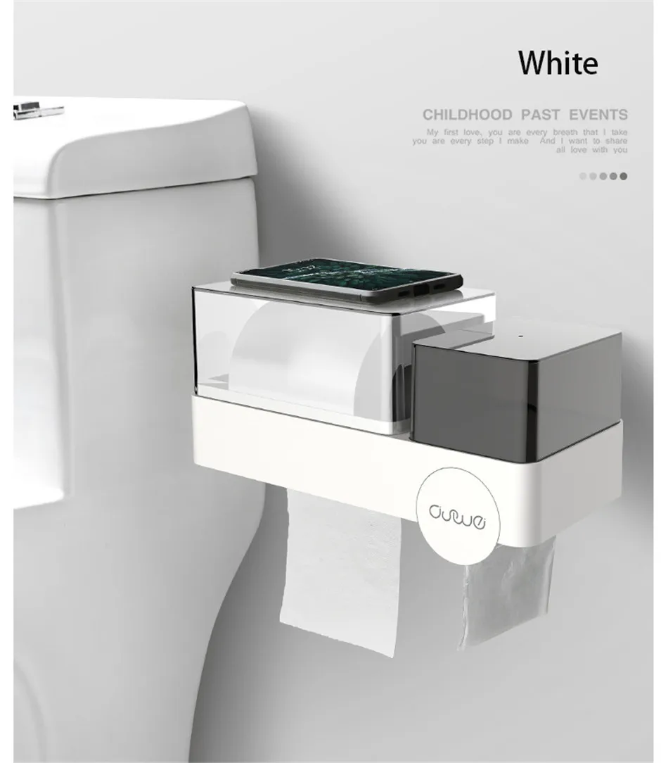 BAISPO водонепроницаемый держатель туалетной бумаги мешок для мусора гигиеническая салфетка многофункциональная стойка для хранения портативный держатель для туалетной бумаги