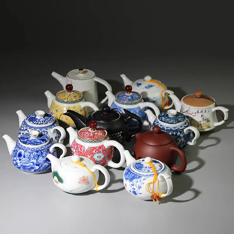 

200ml 240ml 300ml Purple Sand Teapot Household Ceramics Kung Fu Tea Set Porcelain Tea pot G