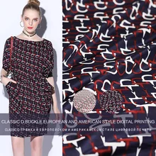 Pearlsilk 12momme d-образная Цифровая печать крепдешин шелк тутового шелкопряда материалы платье Сделай Сам одежда ткани