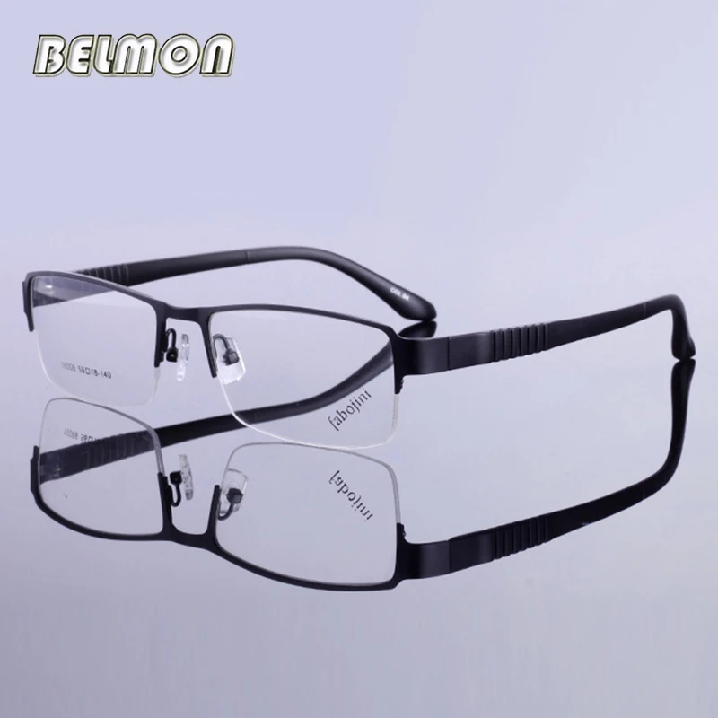 

Belmon Optical Spectacle Frame Men Eyeglasses Computer Myopia Transparent Clear Lens Eye Glasses Frame For Male Eyewear RS736