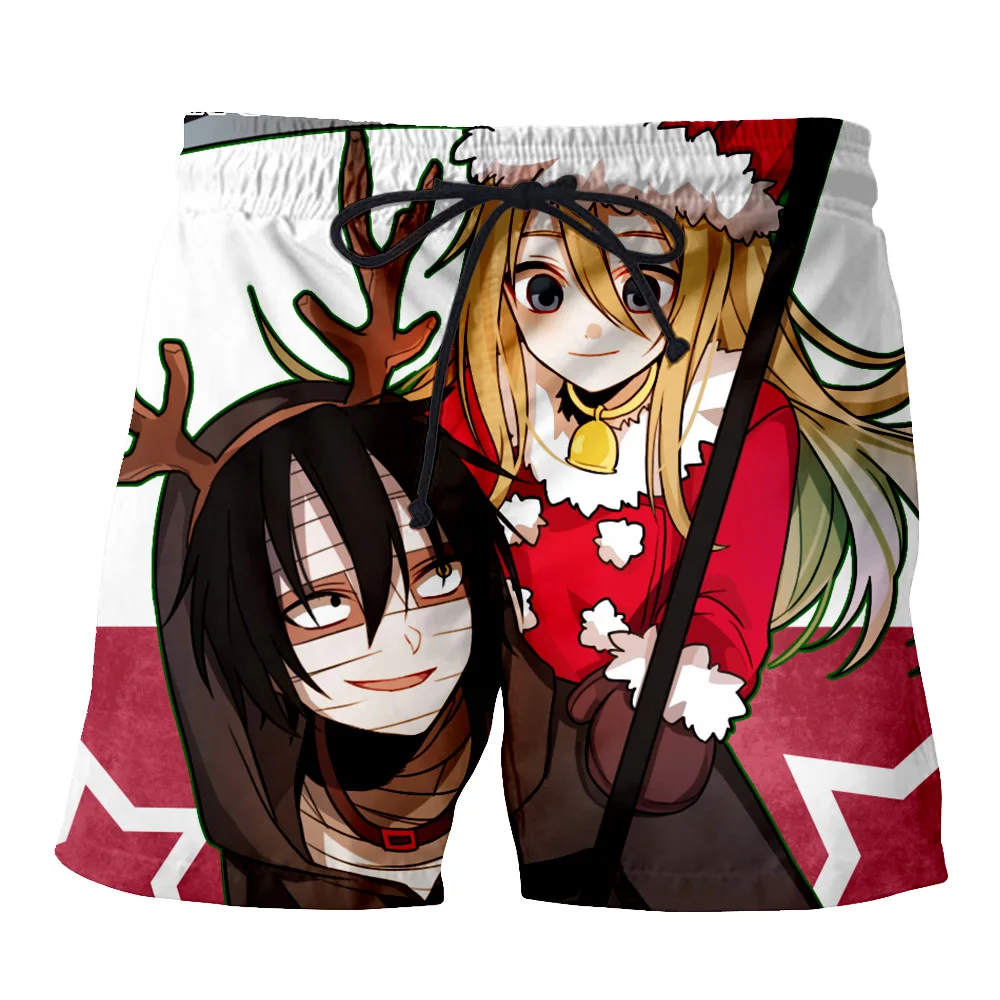 YX Girl новые модные мужские Аниме ангелы смерти 3d Печатные повседневные короткие мужские летние крутые брюки Прямая поставка