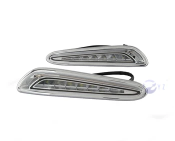 

Car Flashing 1Piar DRL For Mazda 3 Mazda3 2010 2011 2012 2013 Daytime Running Lights fog lamp cover headlight 12V Daylight