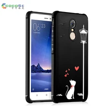 Xiaomi Redmi Note 2 Примечание 3 чехол 3D резьба окрашены cocose матовая Soft Phone Обложка Силиконовые Коке для xiomi redmi Note 3 Pro