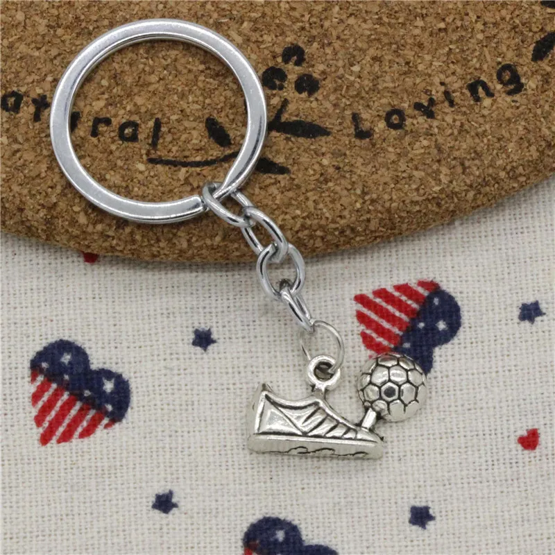 New Fashion football soccer cleats 15*23mm Pendant KeyChain,DIY Jewelry