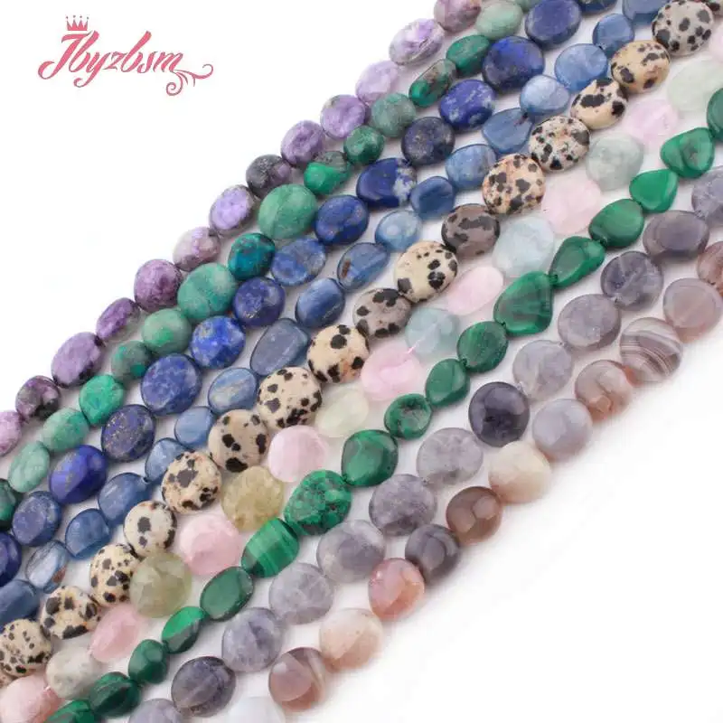 

5x8-10x12mm Freeform Apatite Amazonite Tiger Eye Loose Natural Stone Beads For DIY Necklace Bracelet Jewelry Making Strand 15"