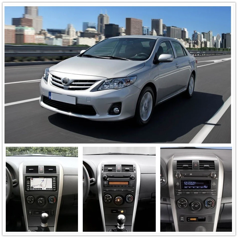 Cheap 8 inch 2 din car dvd player Android 8.1 car gps navigation for Toyota corolla 2007 2008 2009 2010 2011 autoradio head unit 2