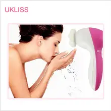 Настоящее Броссе Nettoyante культовой серии ukliss Deep Clean Модные Электрический Очиститель для лица кисть для ухода за кожей Массажер скруббер лица