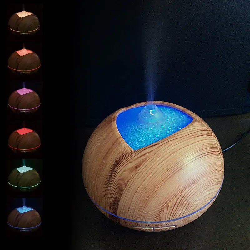 

AC 100-240V 14W 400ML Aromatherapy Essential Oil Diffuser with Color Changing LED Lights Ultrasonic Cool Mist Air Humidifier
