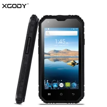 Xgody G14 3 г смартфон 4.5 дюймов IP68 Водонепроницаемый противоударный телефон Android 6.0 MTK6580 4 ядра 1 + 8 ГБ двойной sim мобильный телефон