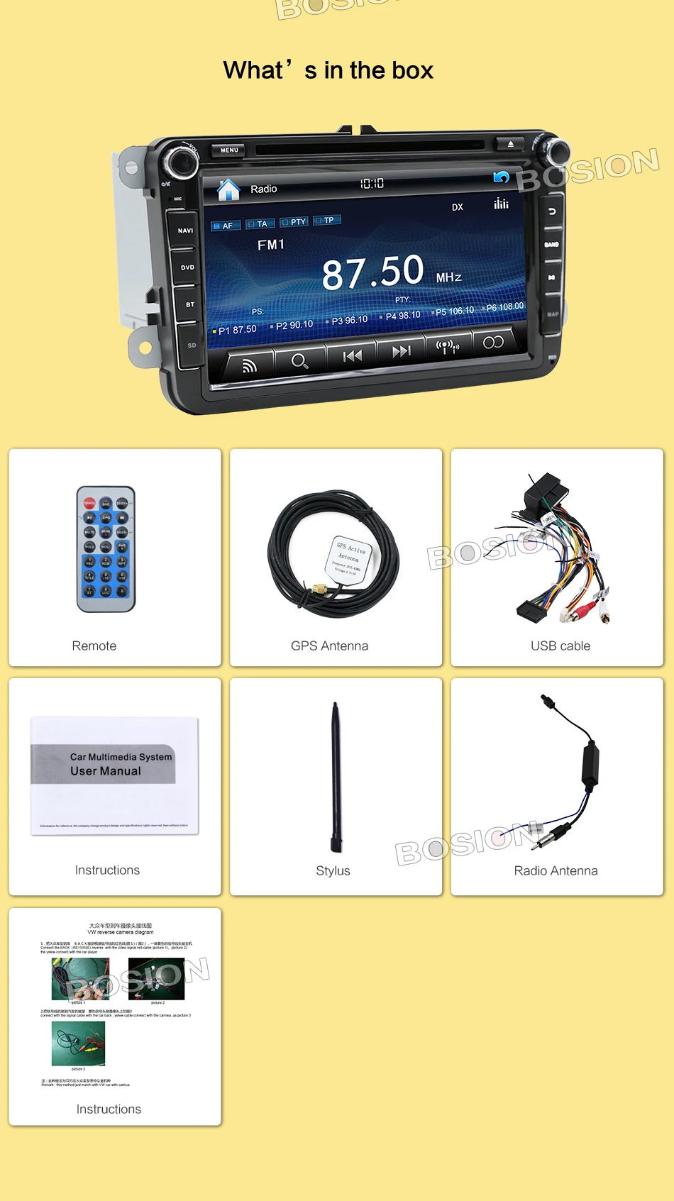 Discount Hot Sale 2 DIN Car DVD for VW JETTA GOLF MK5 MK6 GTI PASSAT B6 POLO SKODA Fabia GPS Navigation Radio USB/SD PC country map 25
