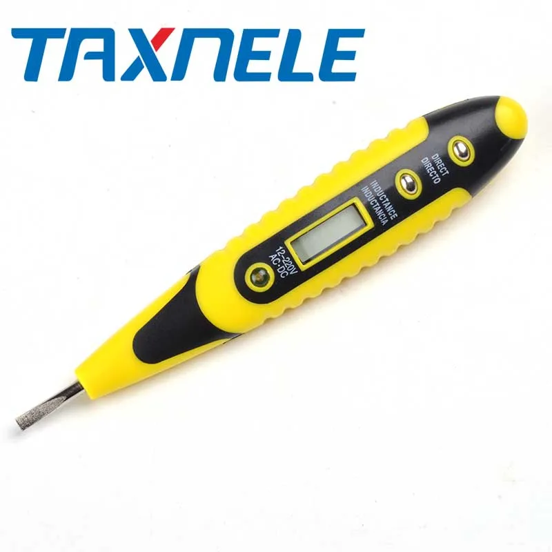 

Digital Electrical Multi-Sensor Voltage Tester Detector Test Pen 12-250V AC DC Measure Volt Detector Voltage Measure Detector