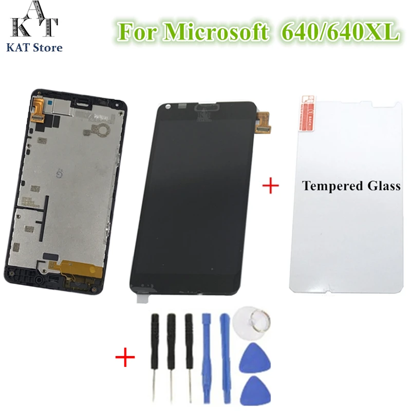 Дисплей с тачскрином для NOKIA Microsoft Lumia 640XL рамкой/без рамки | Мобильные телефоны и