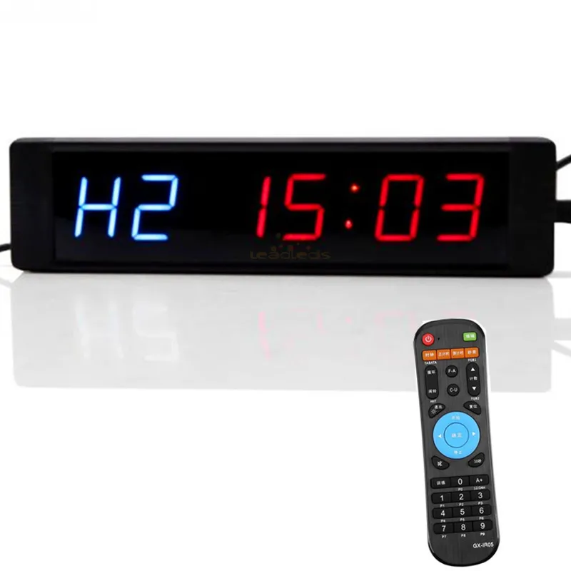 digital watch with interval timer