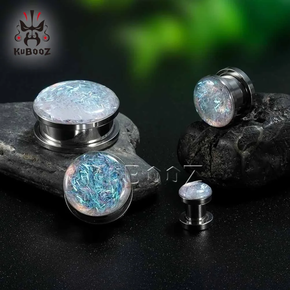 KUBOOZ stretched ear tunnels