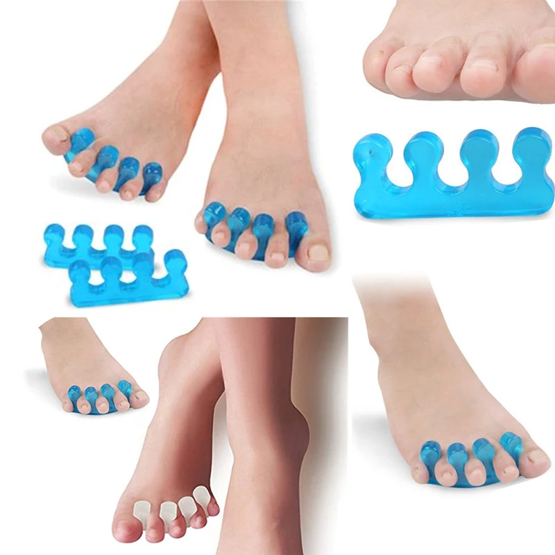 1 пара Силиконовый гель молоток носок сепаратор корректор большого пальца ноги ортопедические метатарзальные кольца Уход за ногами