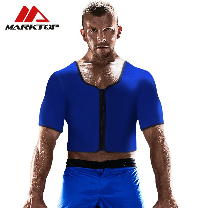 

Chloroprene rubber fitness clothing weight loss slimming sportswear men.