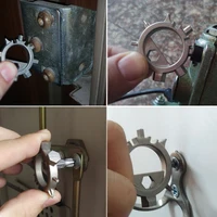 12 особенности многоцелевой отвертка черный белый вариант открытый портативный инструмент многофункциональные инструменты по ремонту велосипедов - изображение