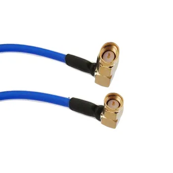 

10pcs Right Angle SMA Male to SMA Male Connector RG402 RF Coaxial Pigtail Semi-rigid Cable 10cm 15cm 20cm 30cm 50cm 1m