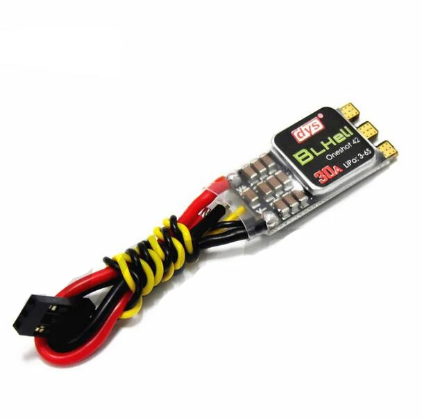 

DYS XMS30A MINI BLHeli 30A FPV Multicopter kvadrokopter Quadcopter ESC support Oneshot 42 3-6S