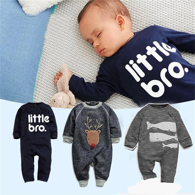 Детский комбинезон для новорожденных и малышей, одежда унисекс для маленьких мальчиков и девочек, комбинезон, повседневная одежда из одного предмета