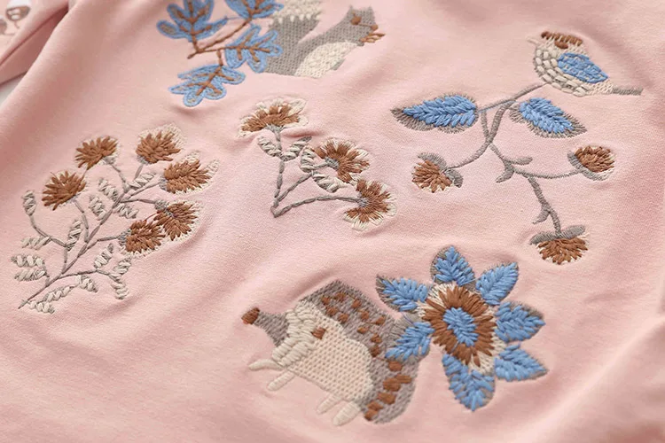 Kids Girls T Shirts Autumn 2018 Fashion Embroidery Pattern Kids T Shirt Long Sleeve Simple O-neck Children Clothing B0699 HTB1fAsRheEJL1JjSZFGq6y6OXXa2 - Kids Girls T Shirts Autumn 2018 Fashion Embroidery Pattern Kids T Shirt Long Sleeve Simple O-neck Children Clothing B0699