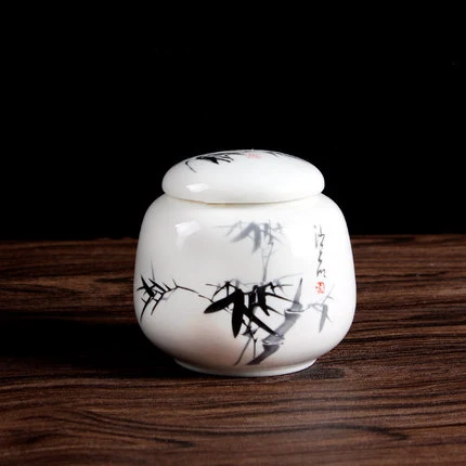Герметичный керамический баночки Китайские Контейнеры для чая канистра портативная коробка для хранения чая для свободный пояс guan yin/da hong pao/красный черный зеленый чай - Цвет: color 4