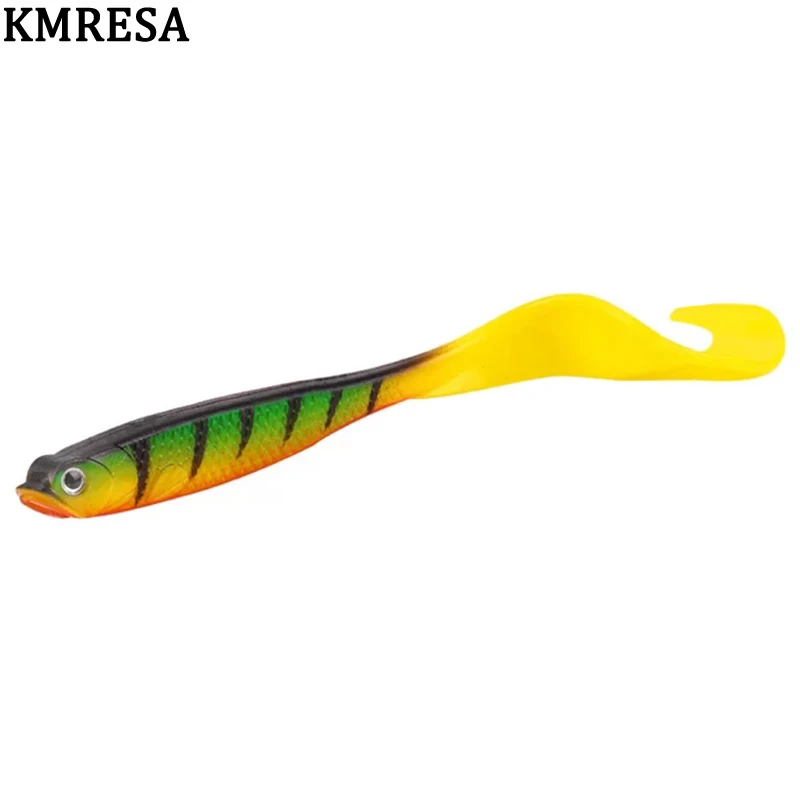 

4pcs / lot 115mm 6.3g Soft Bait Belly Chest Open Fork Tail Simulation Minnow Fishing Lure Swimbait Shaped Lure
